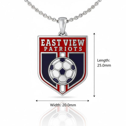East View High School Shield Pendant (Patriots)