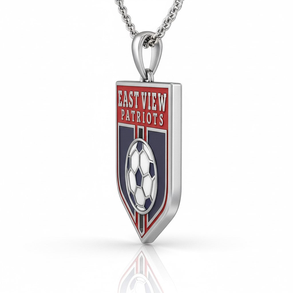 East View High School Shield Pendant (Patriots)