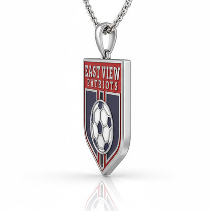 East View High School Shield Pendant (Patriots)