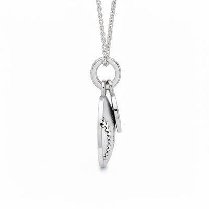 Baseball Pendant – Ball With Zircon & Number “11” Design