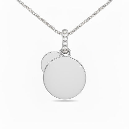 Baseball Pendant – Ball With Zircon & Number “11” Design