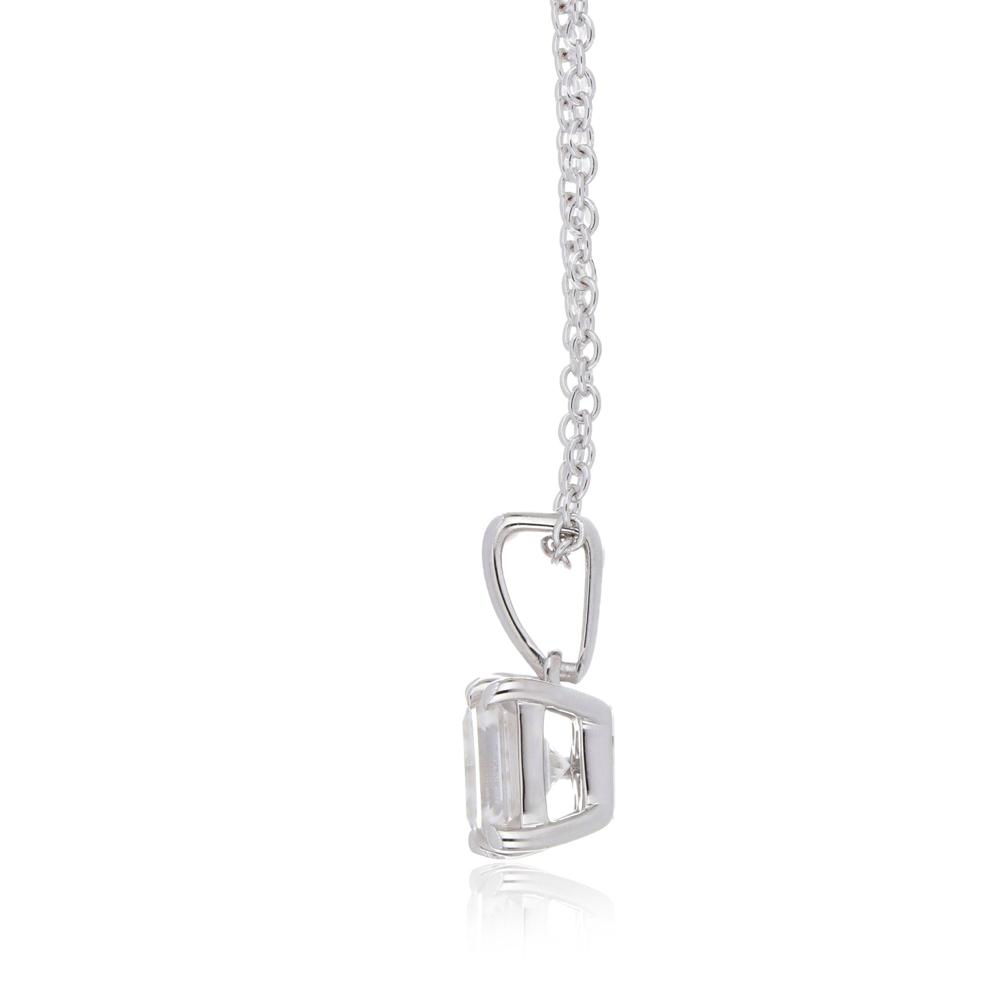 Moissanite 1.47ctw Pendant in Sterling Silver