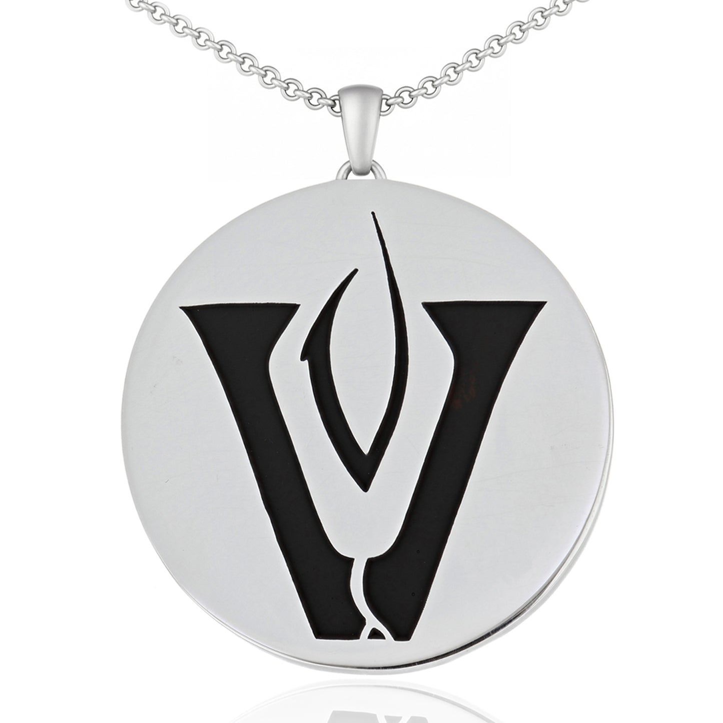 Vandegrift High School Pendant (Vipers) – Round “V” Logo Design