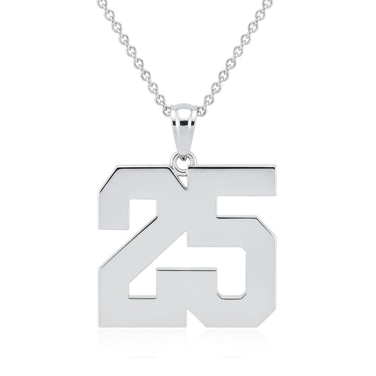Jersey No.“25” Pendant – Sports/Custom Design