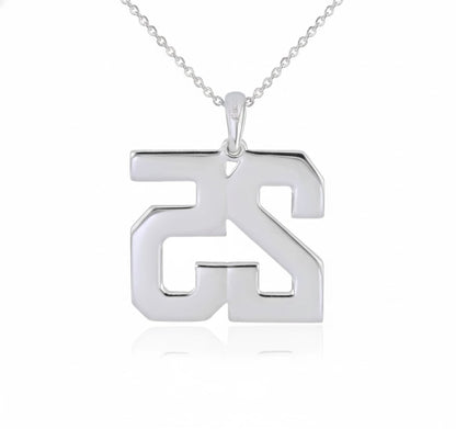 Jersey No.“25” Pendant – Sports/Custom Design