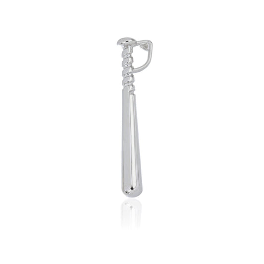Baseball Pendant – Bat Design – Sterling Silver 925