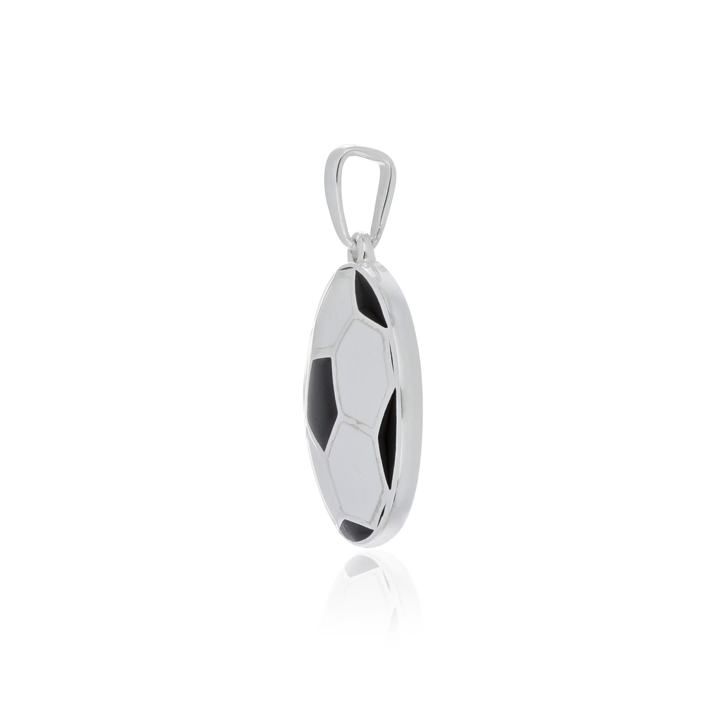 Soccer Ball Pendant – Sports Design – Sterling Silver 925