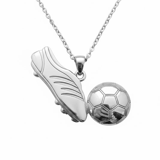 Soccer - Stylish Cleat and Ball Pendant