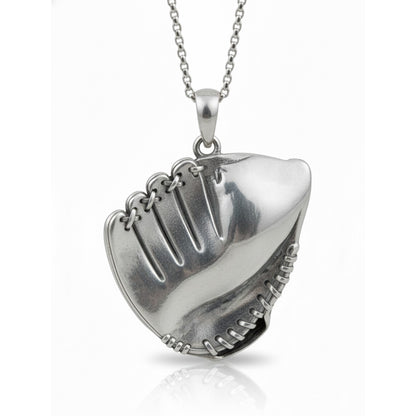 Baseball Pendant – Glove and Ball Design