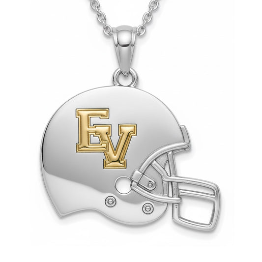 East View High School Helmet “EV” Logo Pendant (Patriots)