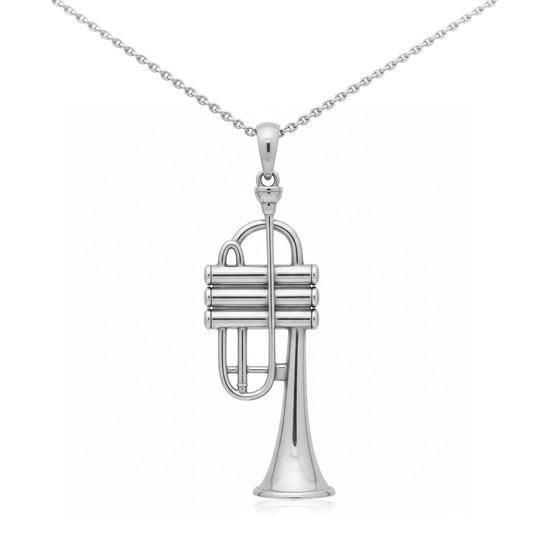 Wear Your Passion: Musician's Trumpet Pendant