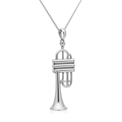 Wear Your Passion: Musician's Trumpet Pendant
