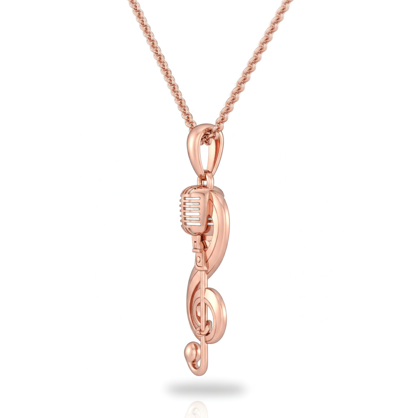 Treble Clef & Microphone Pendant