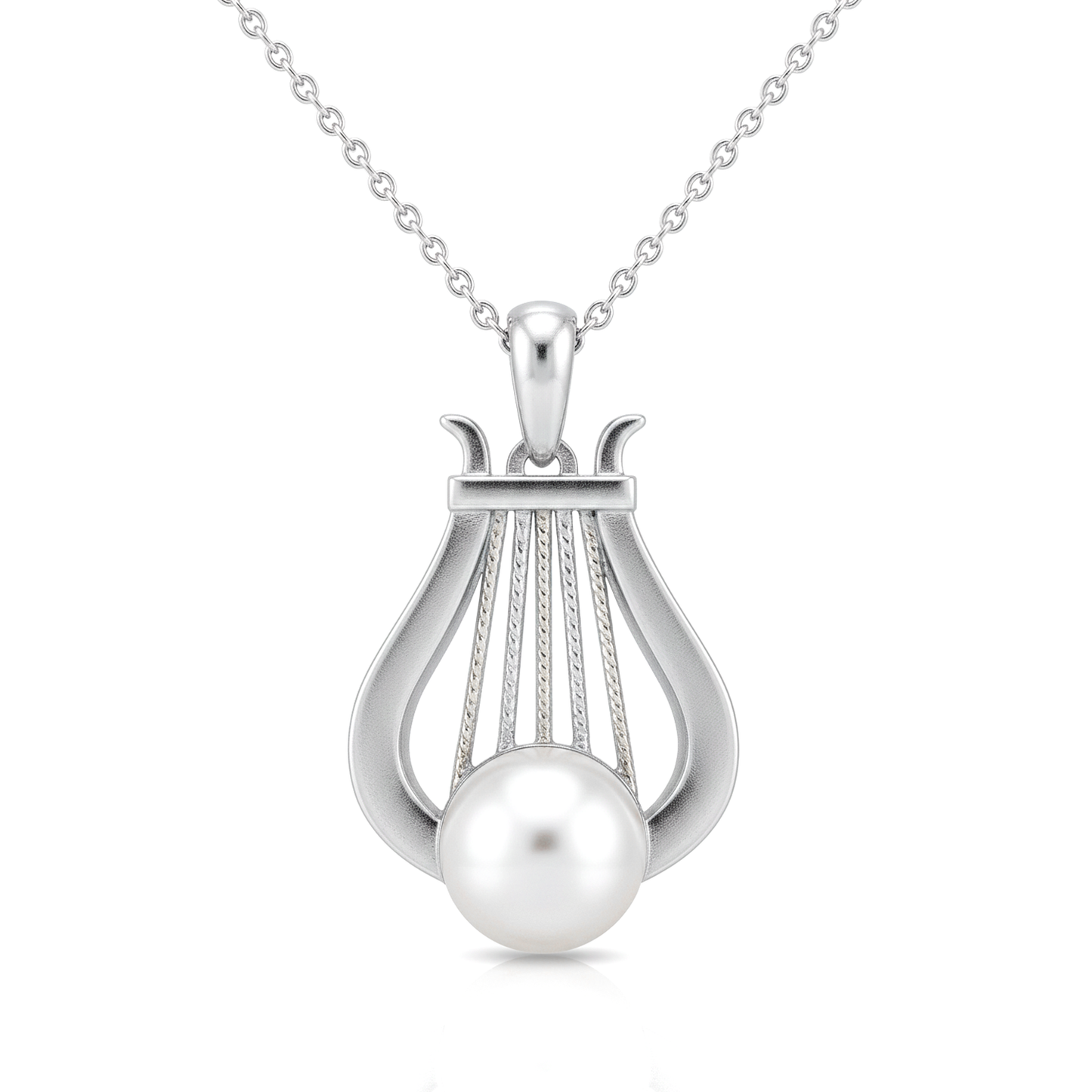 Classical Lyre Music Symbol Pendant