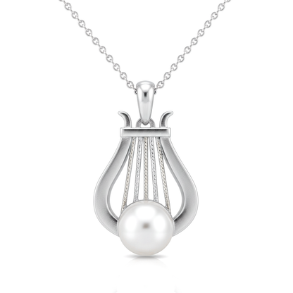 Classical Lyre Music Symbol Pendant