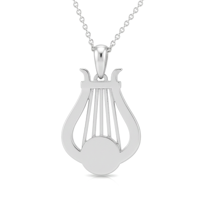 Classical Lyre Music Symbol Pendant