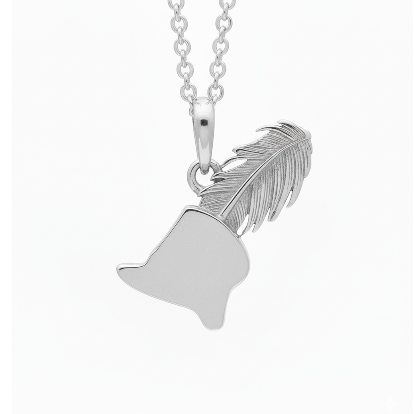 Top Hat and Feather Pendant - Music Lover
