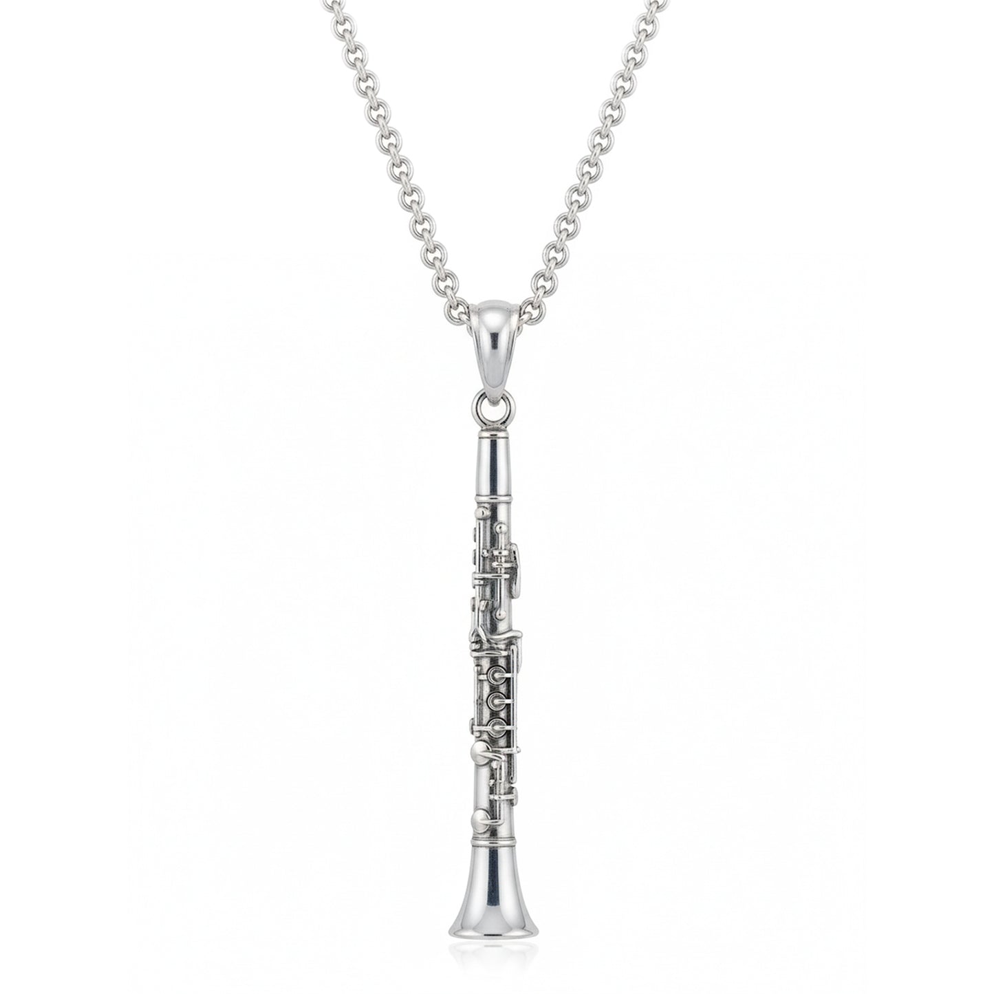 Clarinet Instrument Pendant - Music Lover