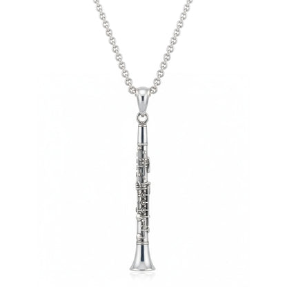 Clarinet Instrument Pendant - Music Lover
