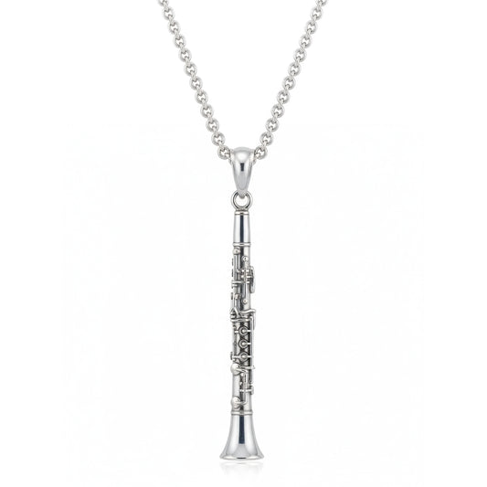 Clarinet Instrument Pendant - Music Lover
