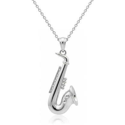 Jazz Saxophone Instrument Pendant