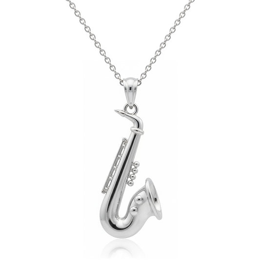 Jazz Saxophone Instrument Pendant