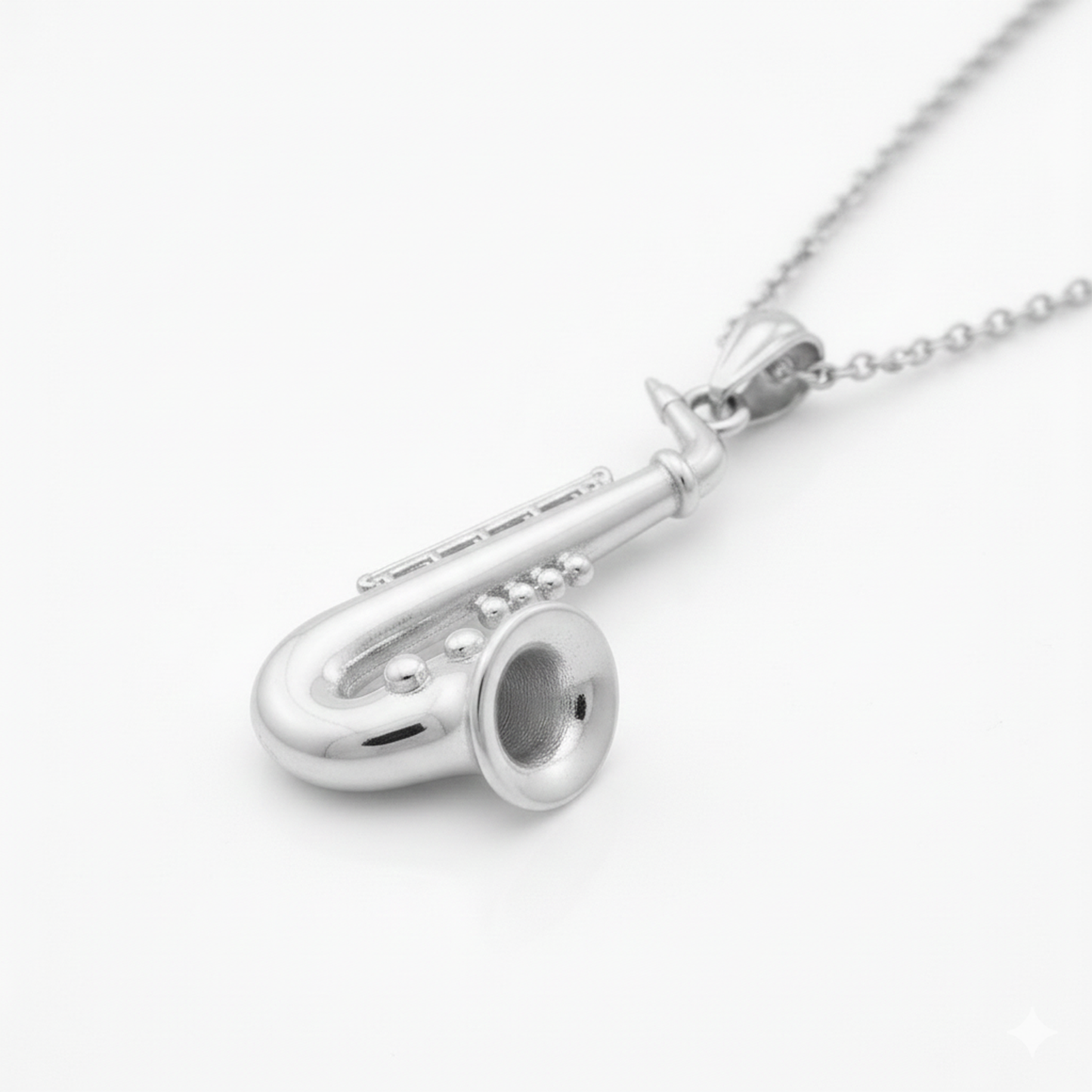 Jazz Saxophone Instrument Pendant