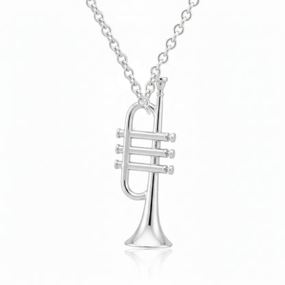 Trumpet Instrument Pendant - Music Lover