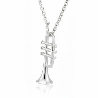 Trumpet Instrument Pendant - Music Lover