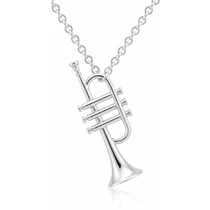 Trumpet Instrument Pendant - Music Lover