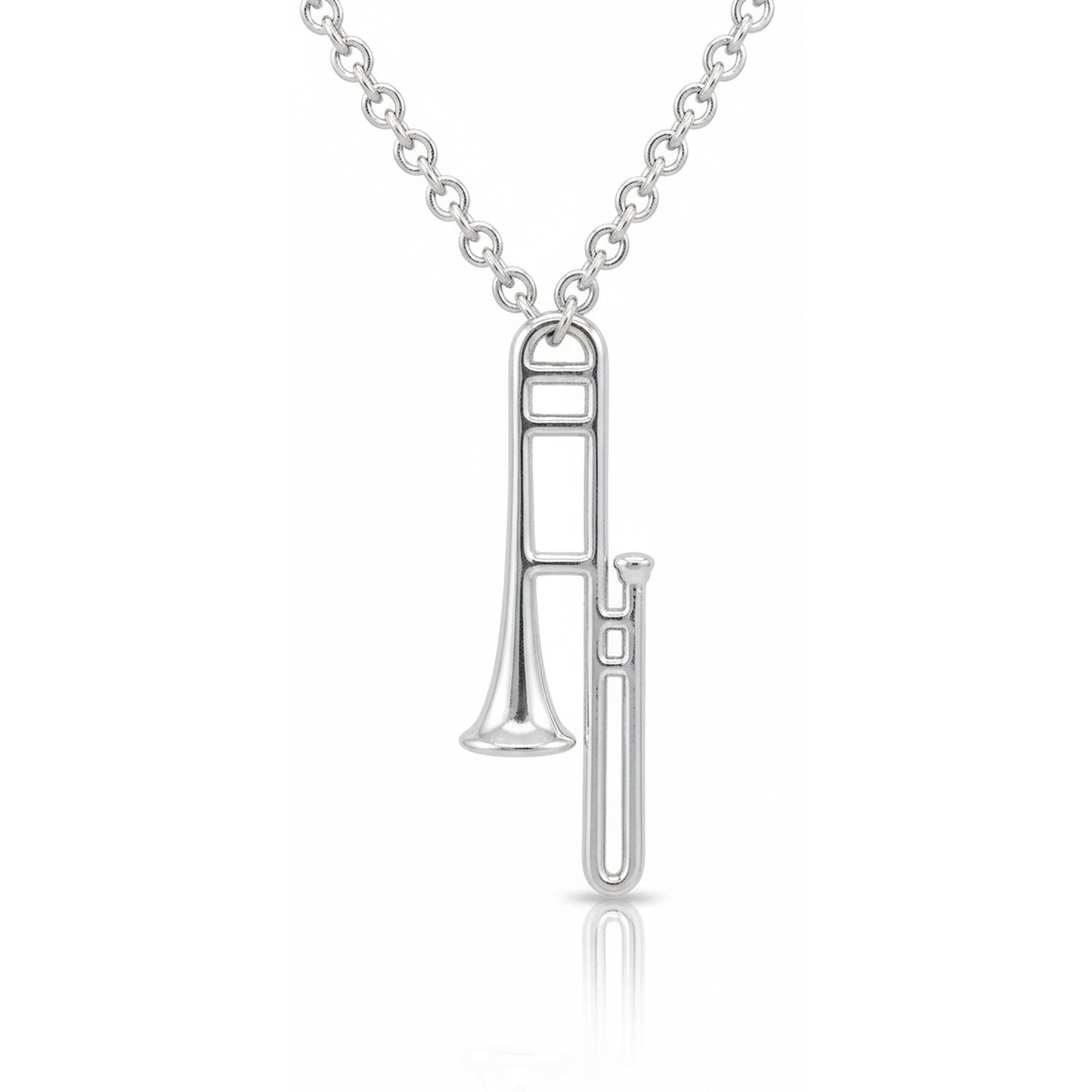 Music Instrument Trombone Pendant - Music Lover
