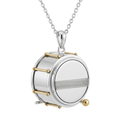 Bass Drum with Mallet Pendant - Music Lovers
