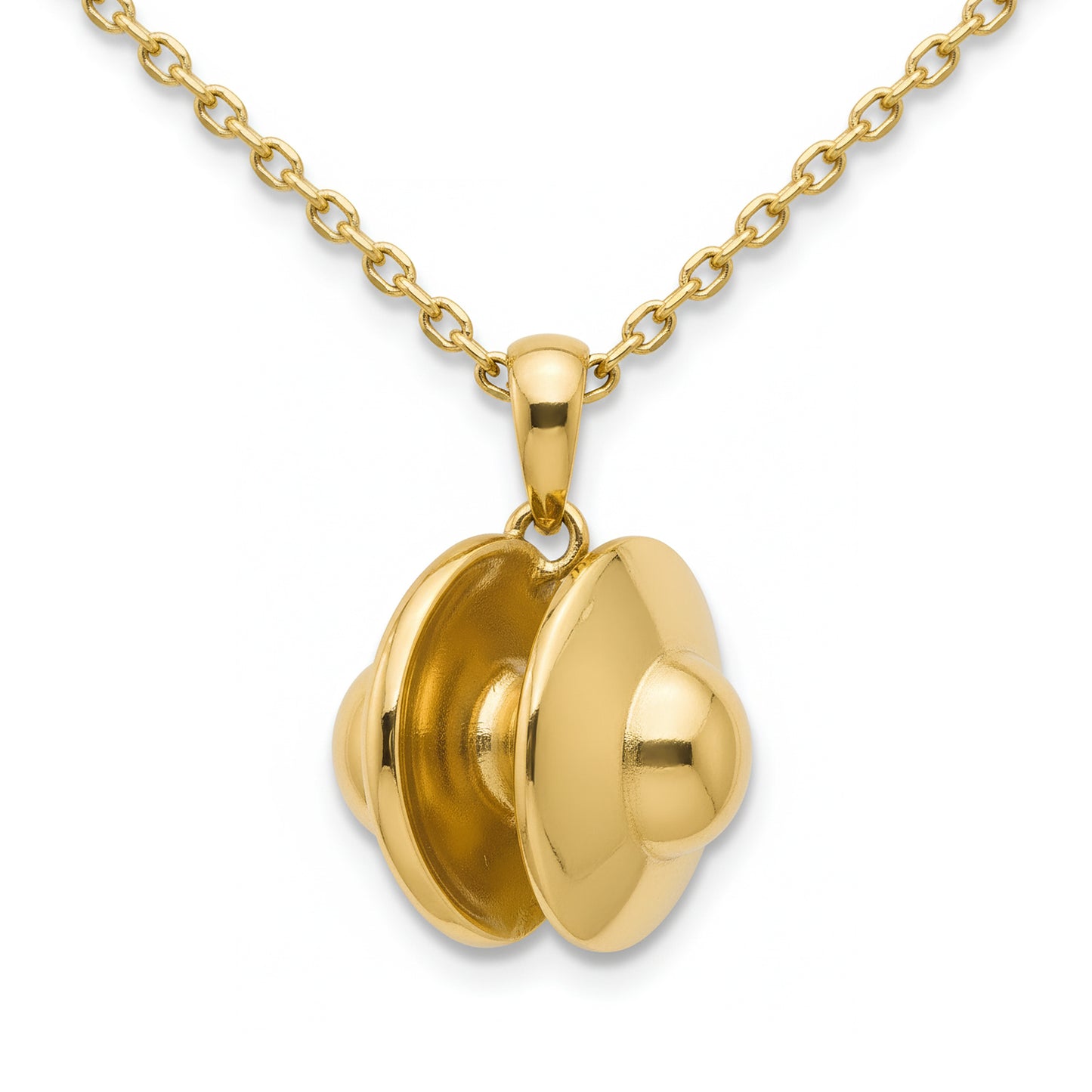 Harmonious Cymbals Pendant With Yellow Gold Plated: Music Lovers