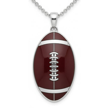 Classic Football Pendant with Enamel