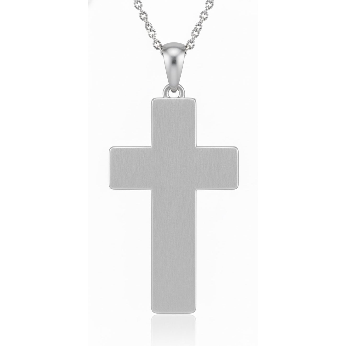 Soccer Ball Cross Pendant With Black & White Enamel