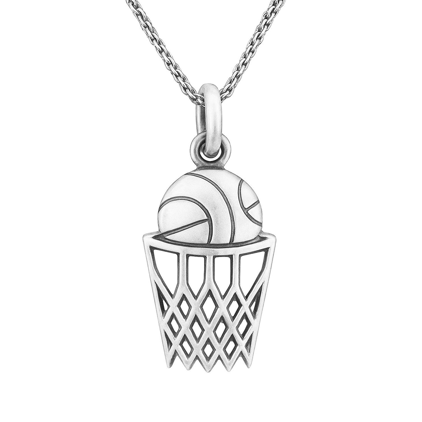 Basketball - Stylish Basketball Hoop and Ball Pendant