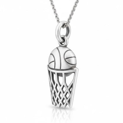 Basketball - Stylish Basketball Hoop and Ball Pendant