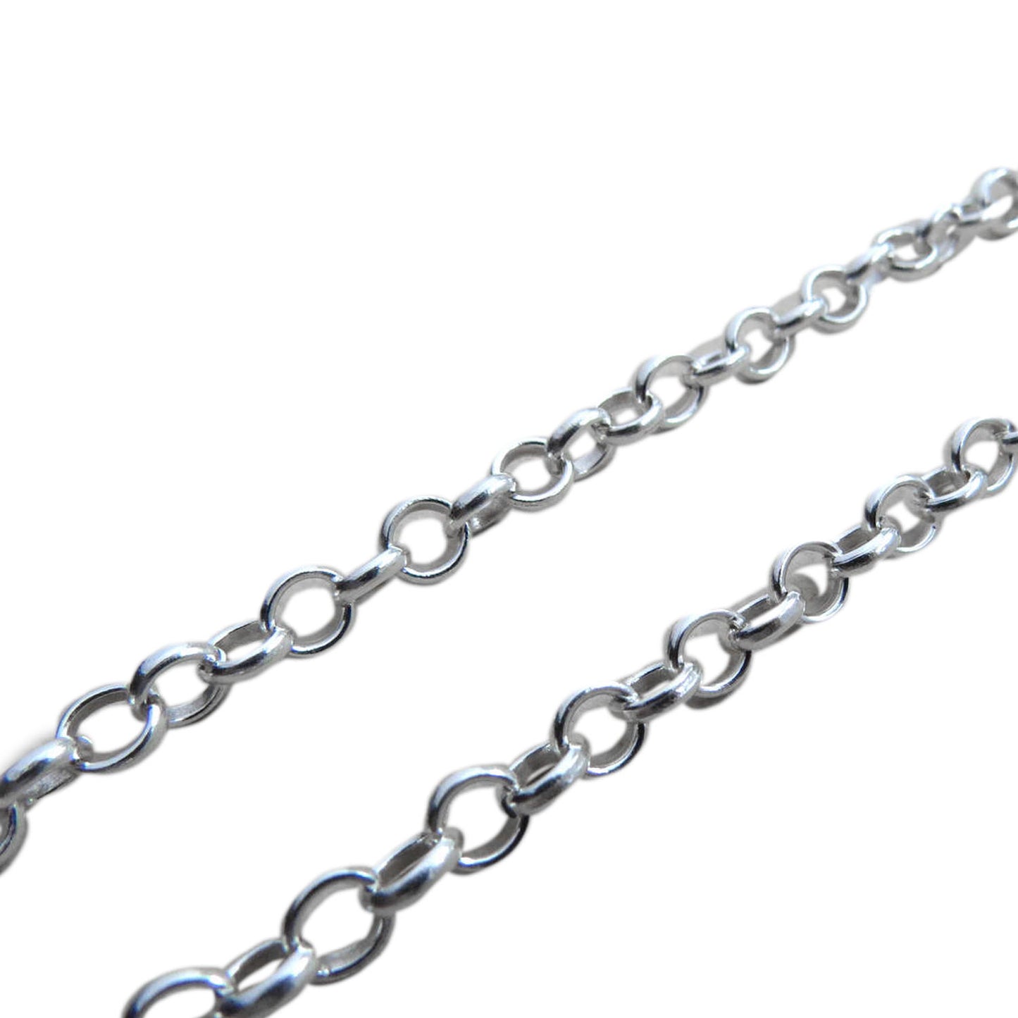 Rolo Chain Necklace - (M/R003) – Simple & Sleek Design in 925 Sterling Silver