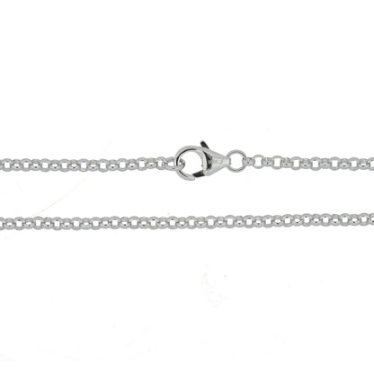 Rolo Chain Necklace - (M/R003) – Simple & Sleek Design in 925 Sterling Silver